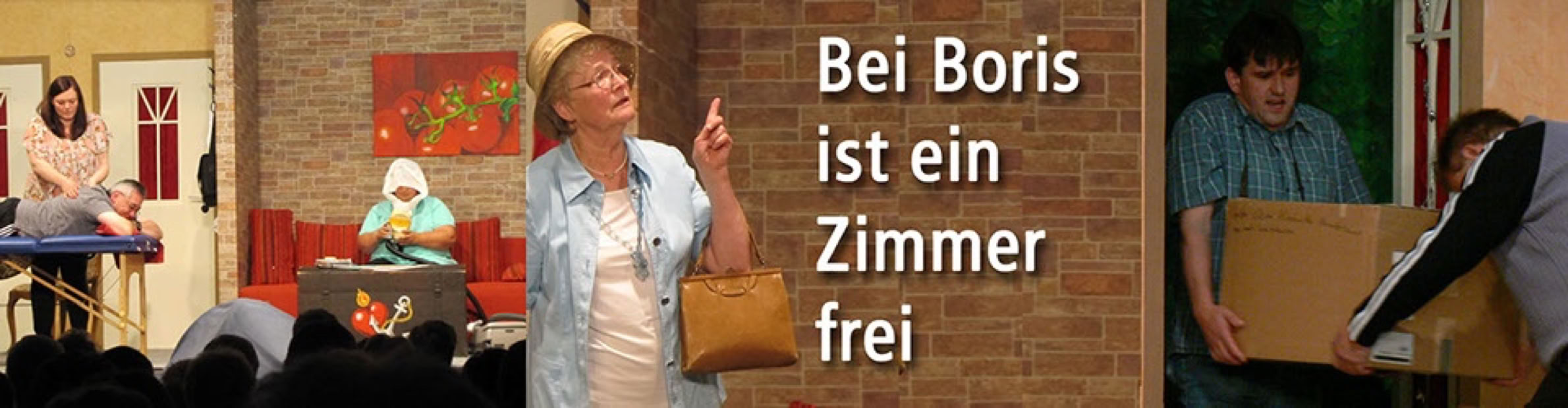 Bei Boris ist ein Zimmer frei, Plakatmotiv