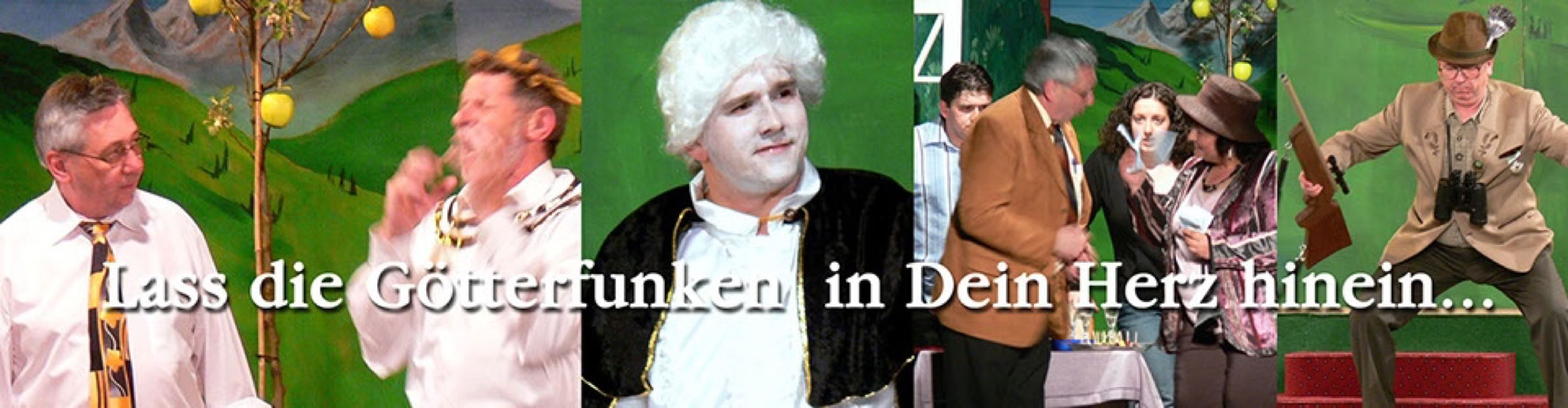 Lass die Götterfunken in dein Herz hinein. Theaterstück von Bühnenautor Klaus Ziegler